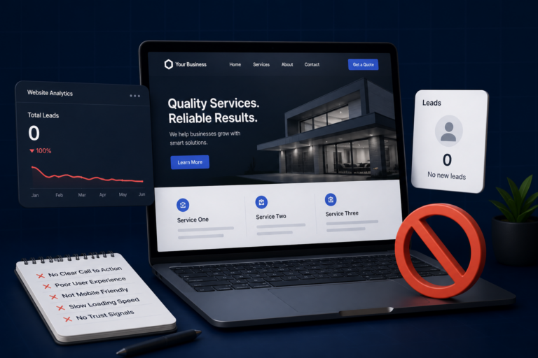 Why Your Small Business Website Isn’t Generating Leads (And How to Fix It)