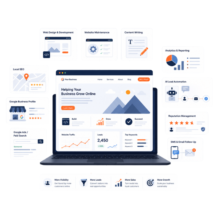 Web design, SEO, and automation services