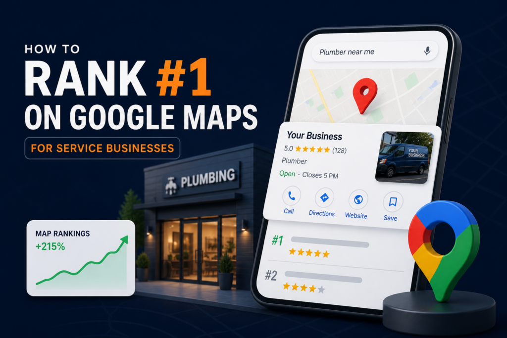 The Ultimate Guide to Rank #1 on Google Maps for Service Businesses (2026 Guide)